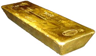 400 oz LBMA approved London Good Delivery gold bullion bar