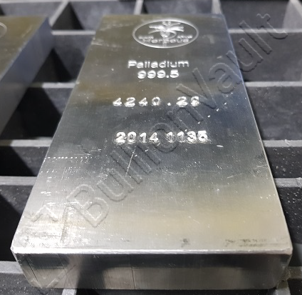 Palladium wholesale bar manufactured by LPPM approved refinery Heraeus Palladium wholesale bar manufactured by LPPM approved refinery Heraeus